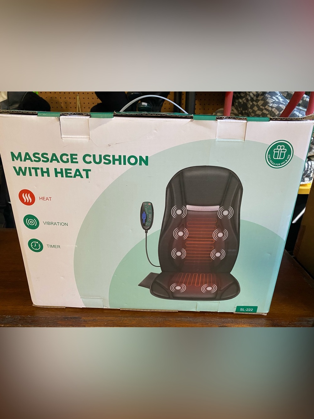 NEW Snailax Vibration Back Massager with Heat